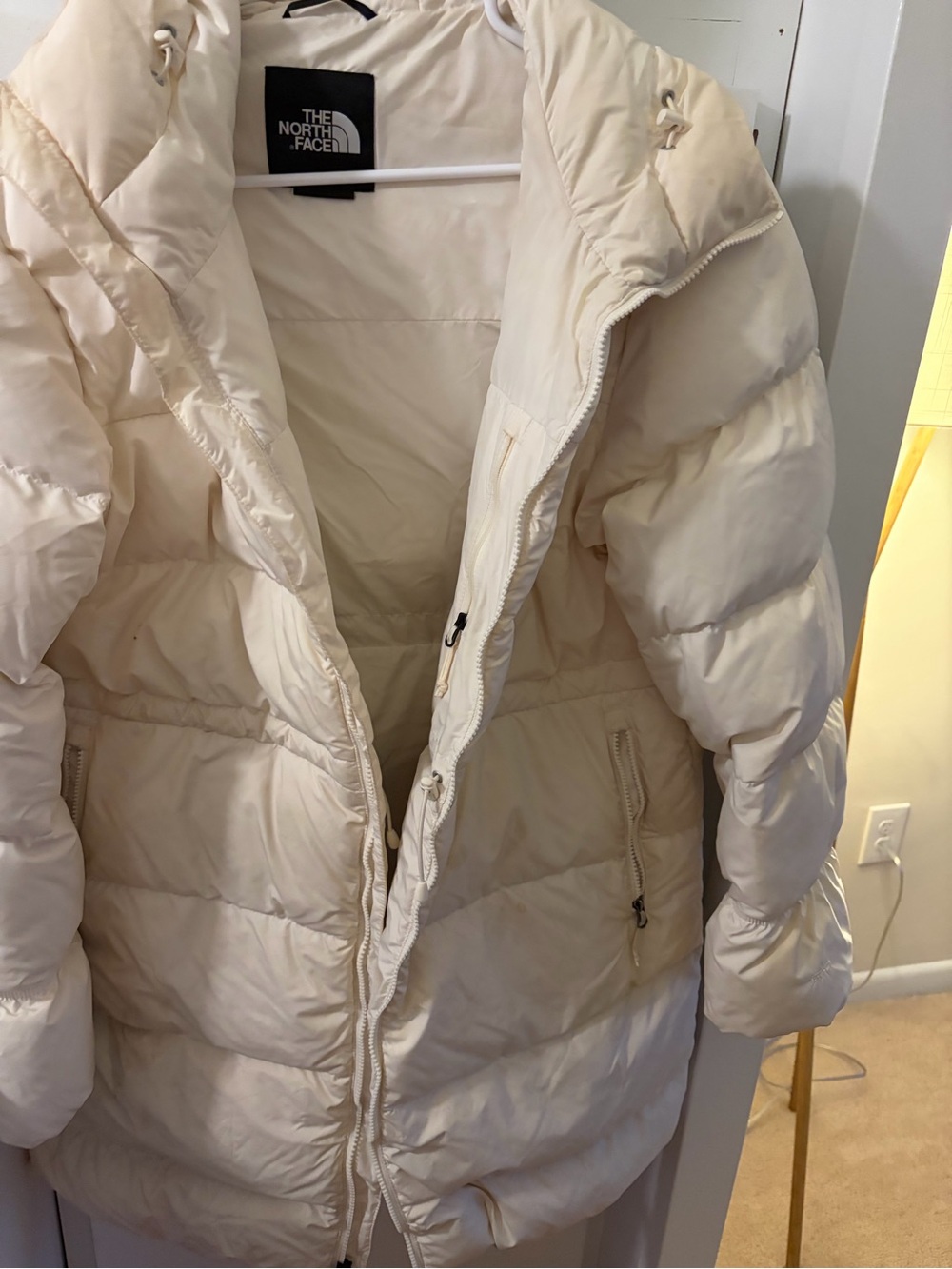 The North Face Women's Ivory Long Puffer Coat
